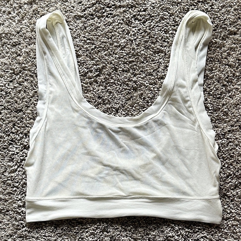 Skims Summer Mesh Bralette Bone Size XL NEW